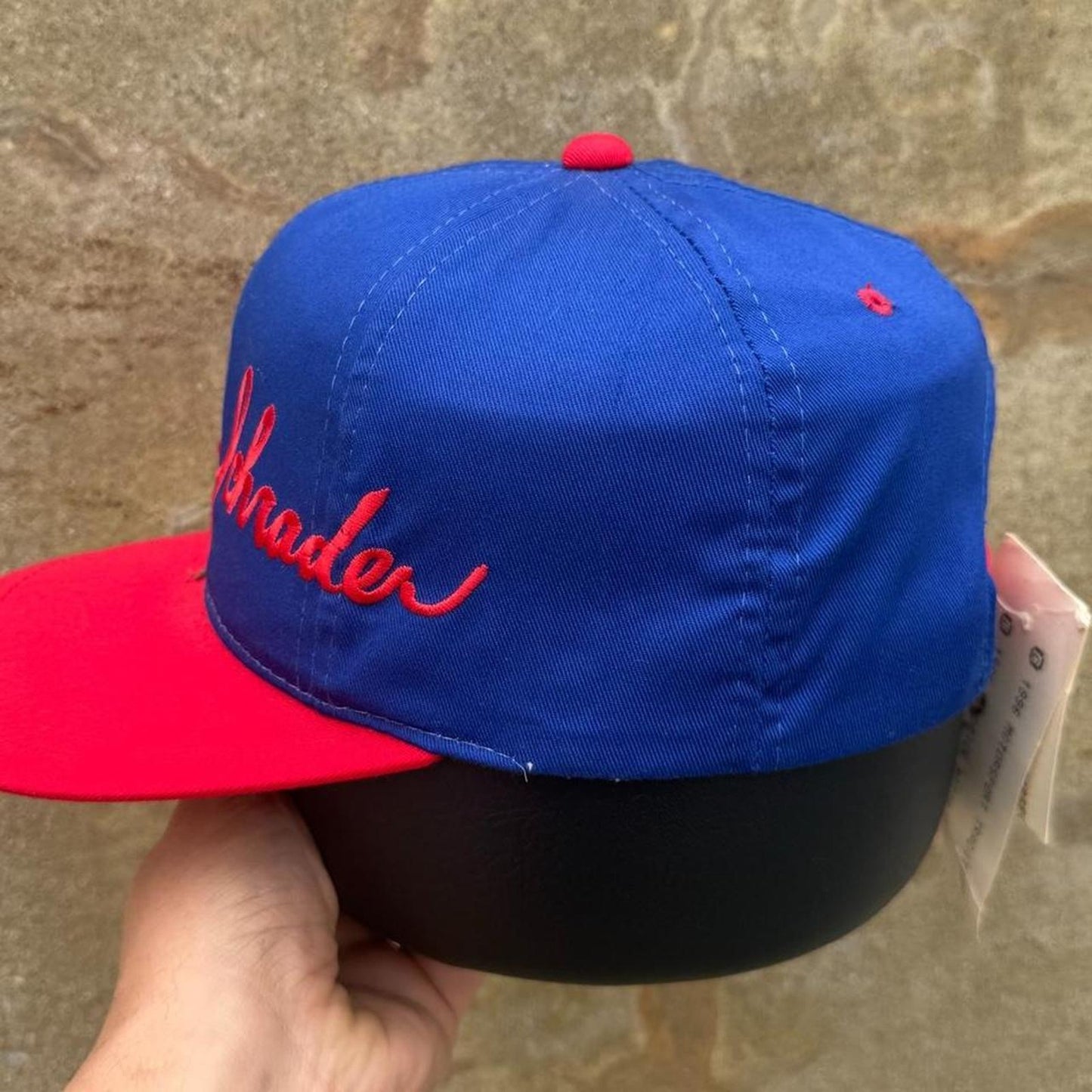 Vintage 90s NASCAR Ken Johnson Budweiser Racing Snapback