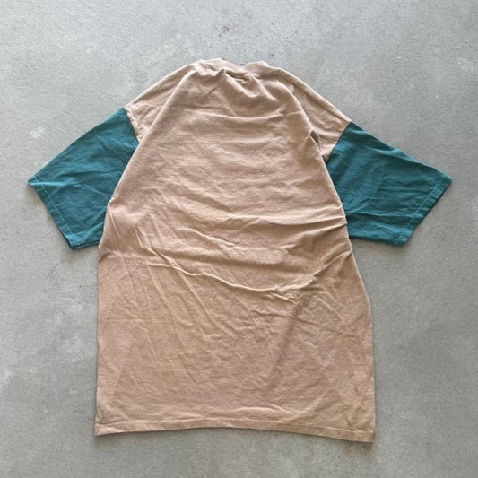 Vintage 90s Haley Davidson Motorcycles Color Block Biker T-Shirt - X-Large