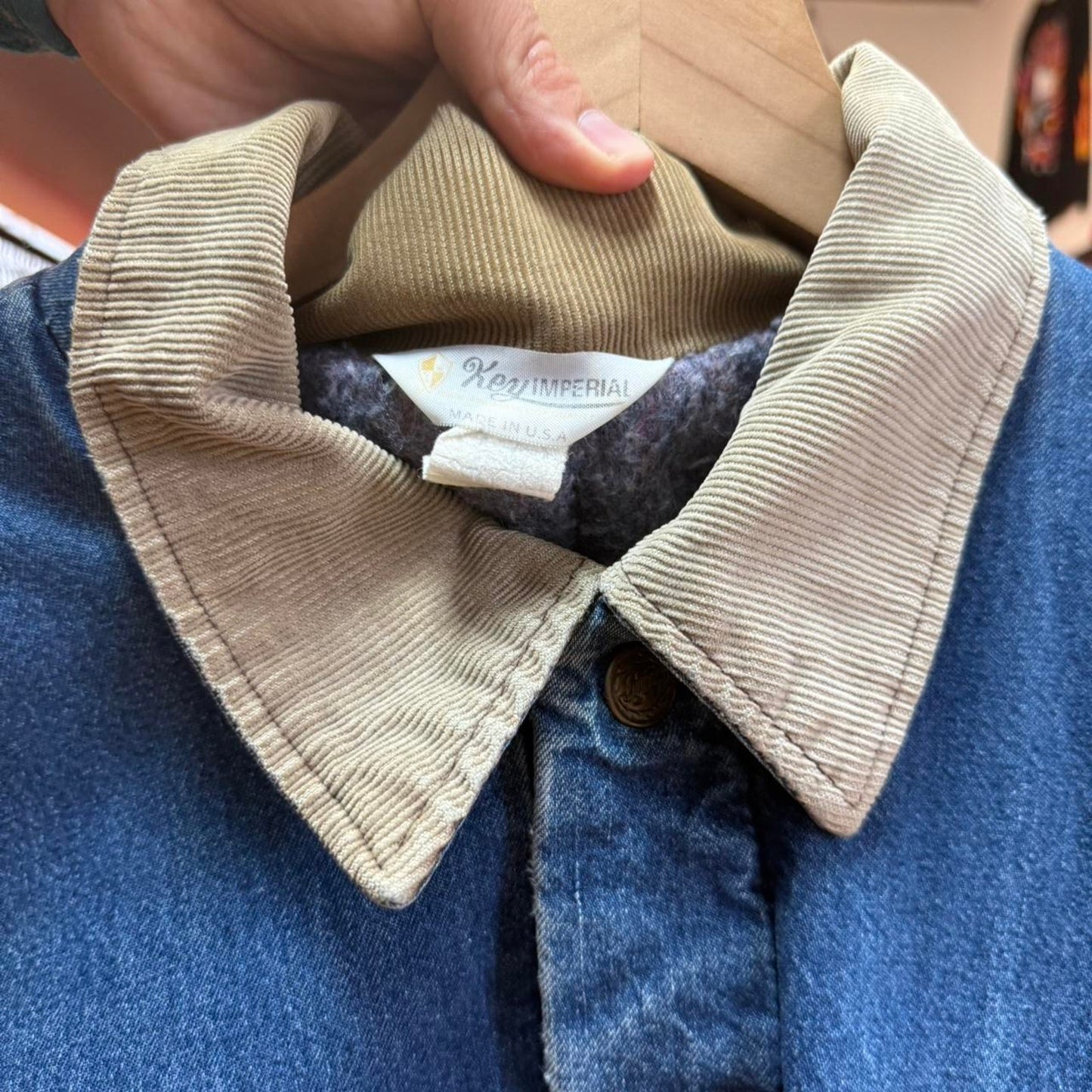 Vintage 80s Key Imperial Paint Splatter Chore Jacket - X-Large