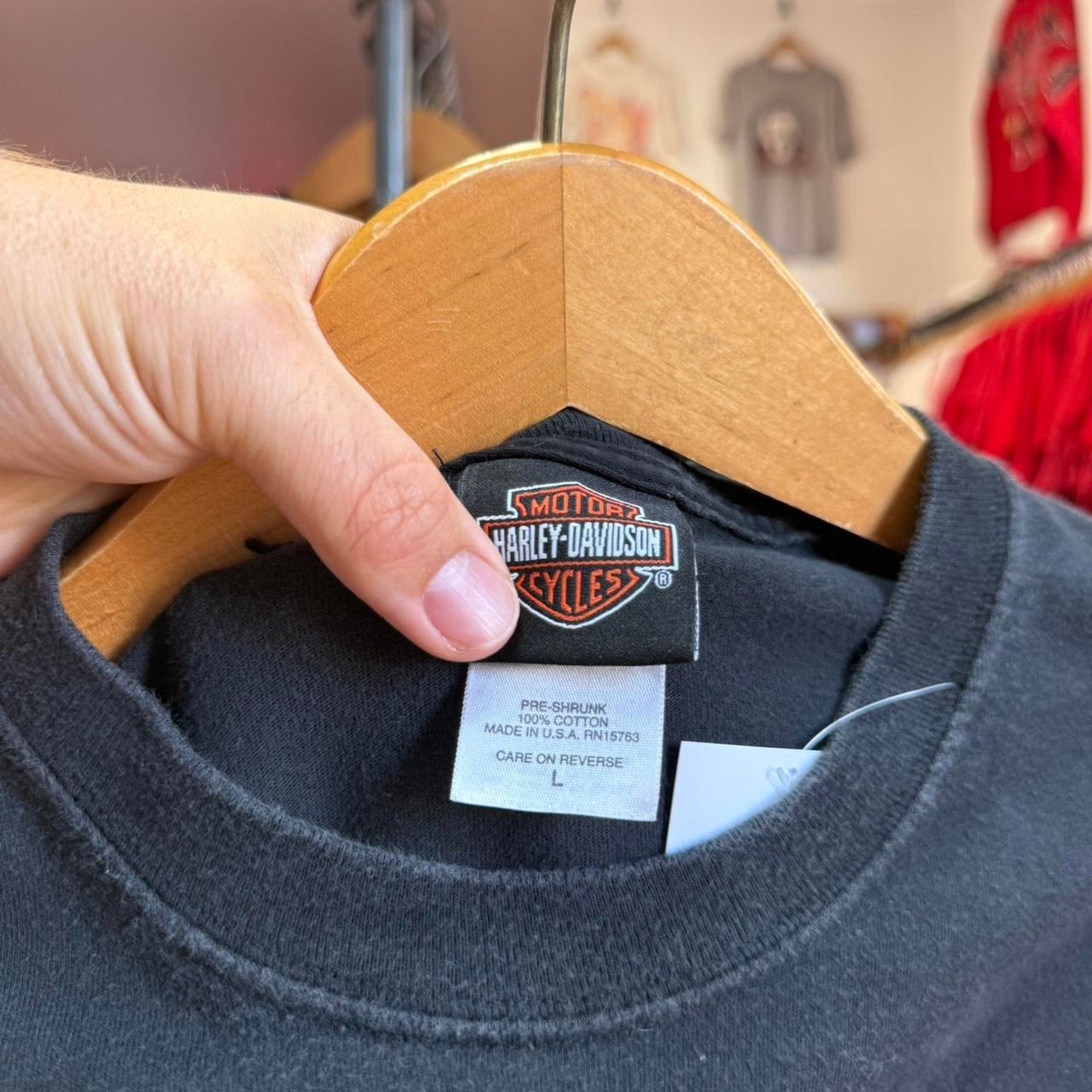 Vintage Harley Davidson Motorcycles Pocket T-Shirt