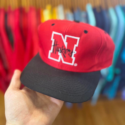 Vintage 90s Nebraska Huskers Cornhuskers Snapback
