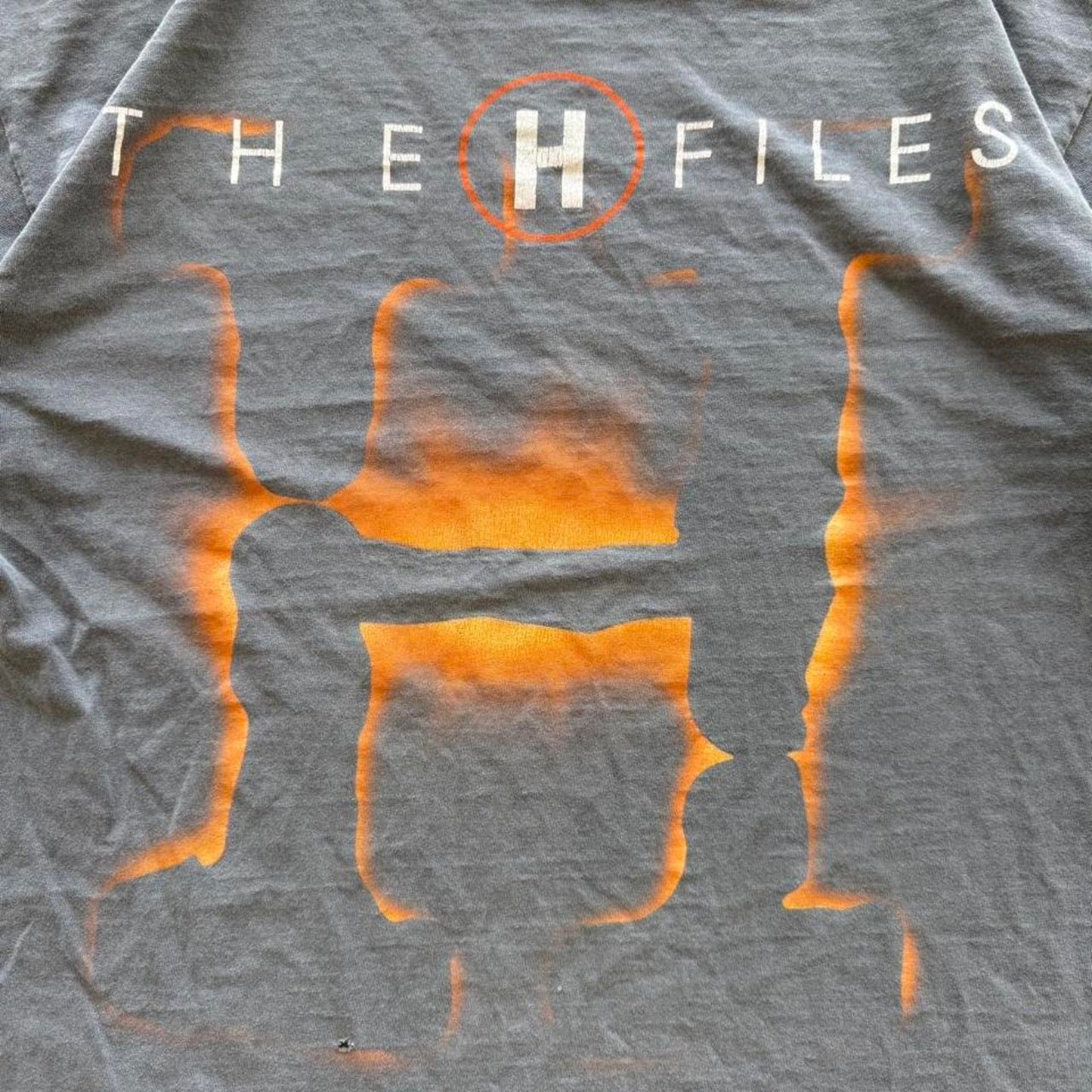 Vintage 90s Faded Black Hooters X Files Parody T-Shirt - X-Large