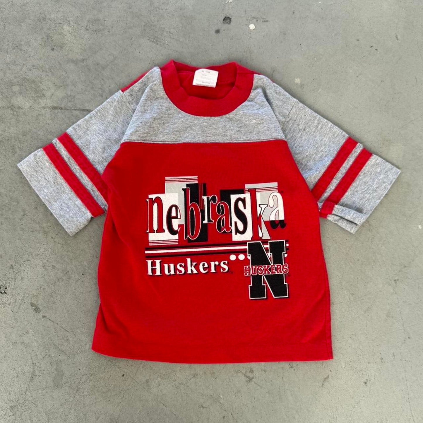 Vintage 90s Nebraska Huskers T-Shirt - Kids 3T