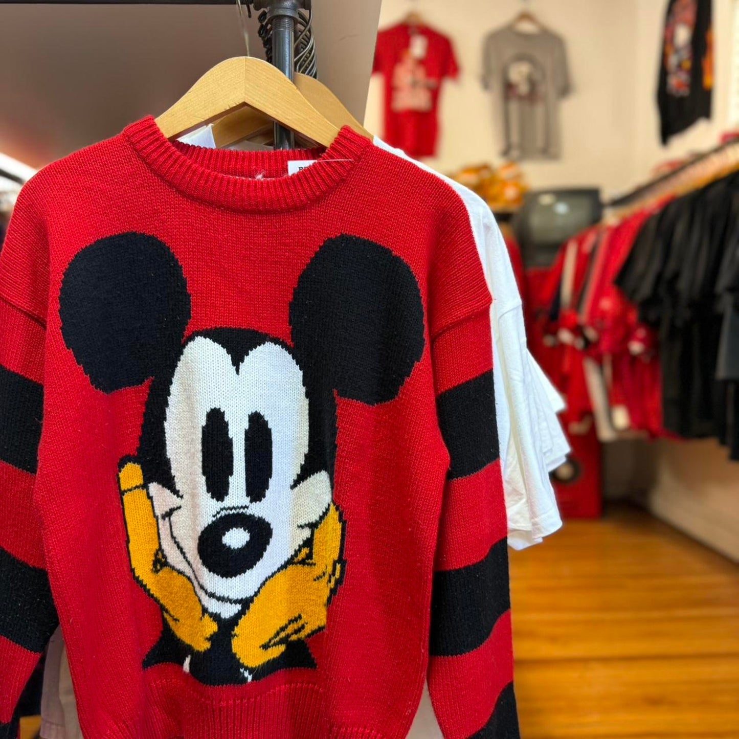Vintage 90s Disney Mickey Mouse Sweater - Medium