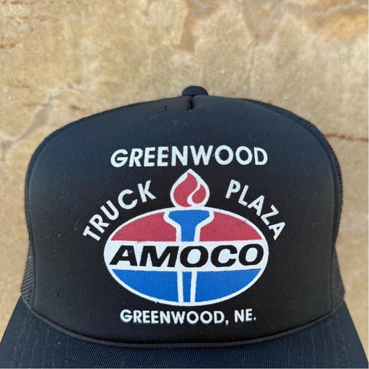 Vintage 90s Amoco Truck Plaza Trucker Cap