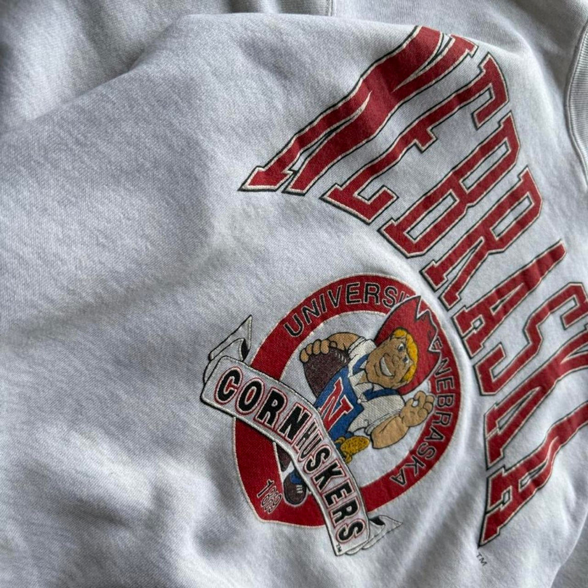Vintage 90s Nebraska Huskers Herbie Crewneck - Large