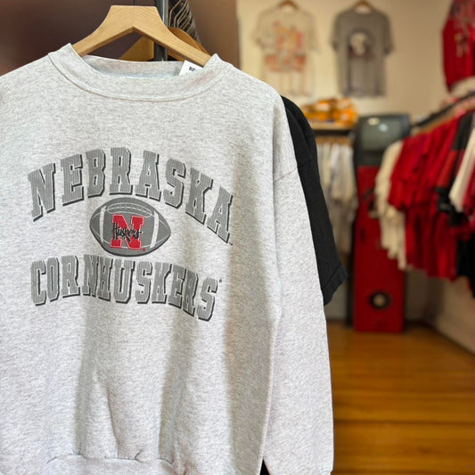 Vintage 90s Nebraska Cornhuskers Huskers Football Crewneck - X-Large