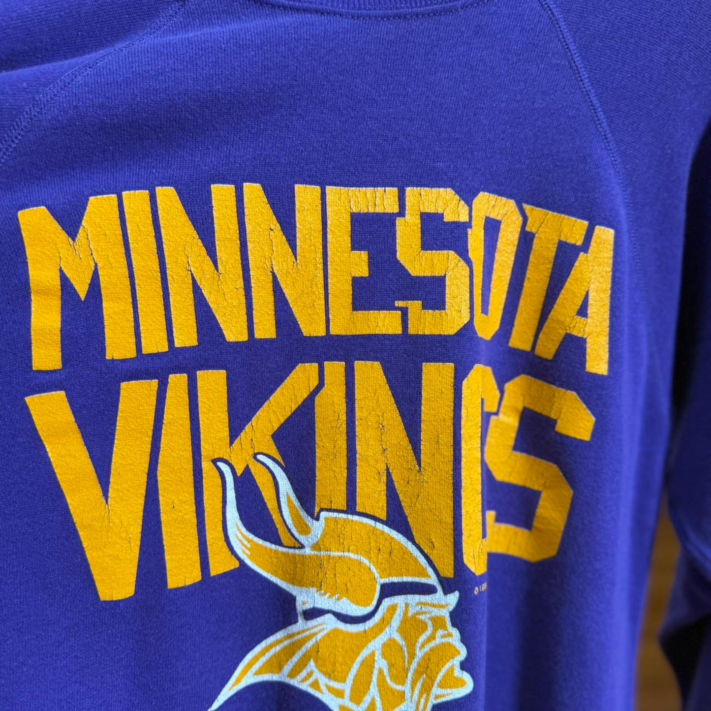 Vintage 90s Minnesota Vikings NFL Football Crewneck