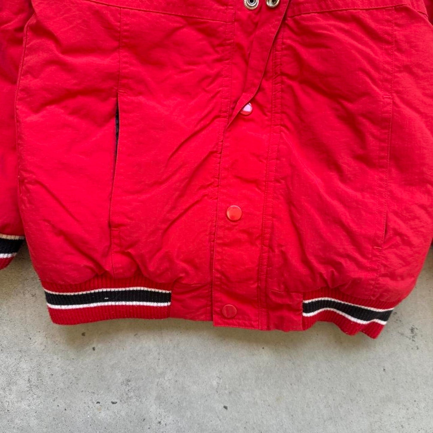 Vintage 90s Nebraska Huskers Puffer Jacket - Kids 5/6
