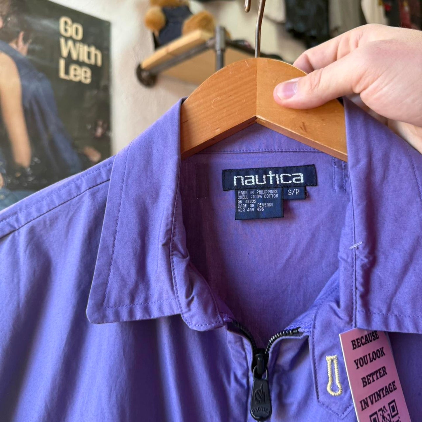 Vintage 90s Nautical Zip Up Jacket - Small
