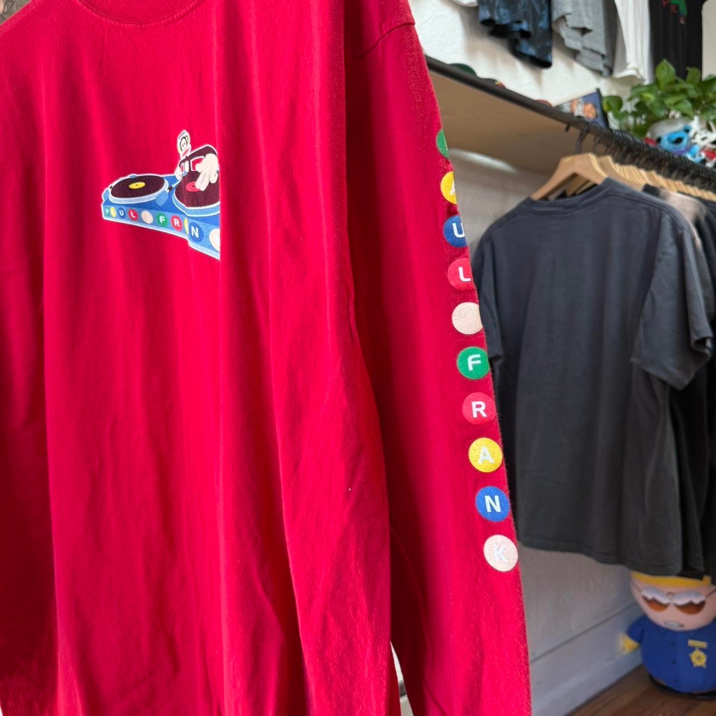 Vintage 90s Paul Frank Monkey DJ T-Shirt - X-Large