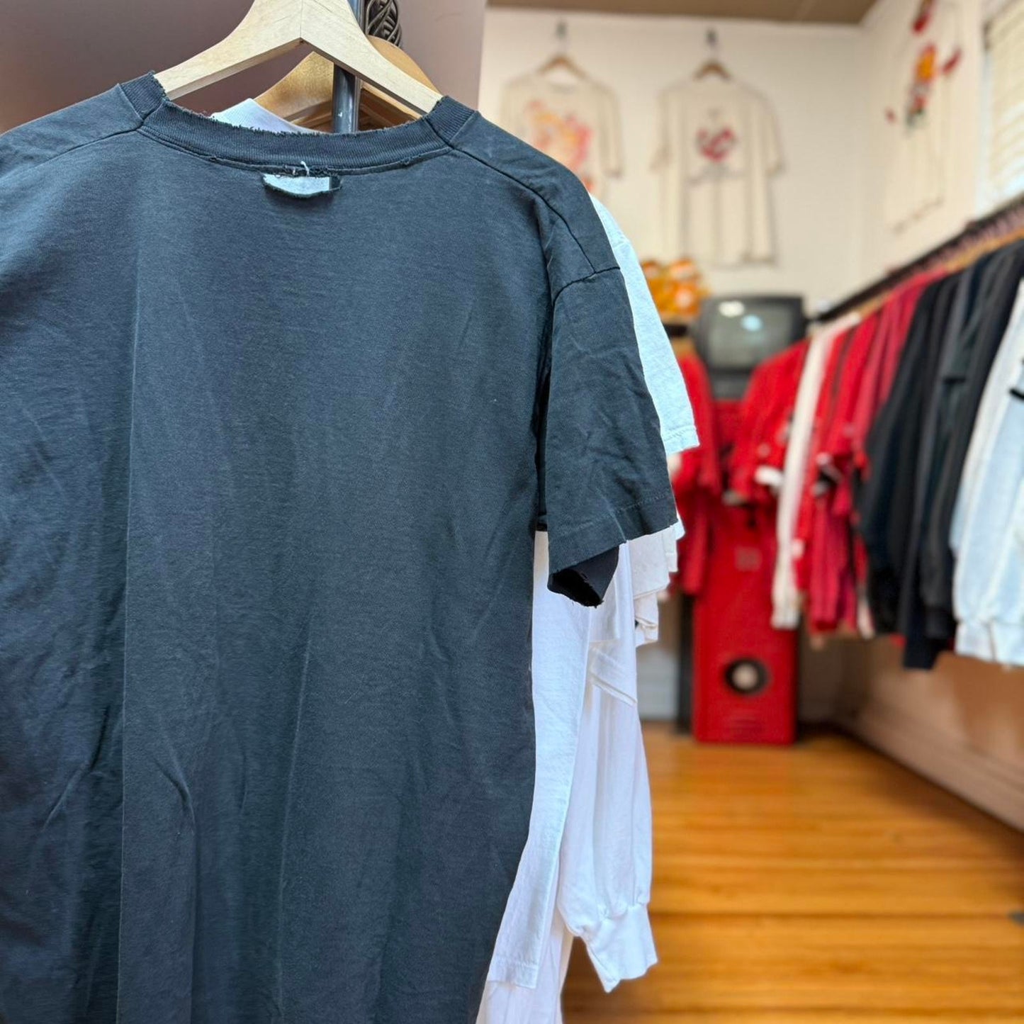 Vintage 90s Nebraska Miami Lightning Husker Football T-Shirt - Large