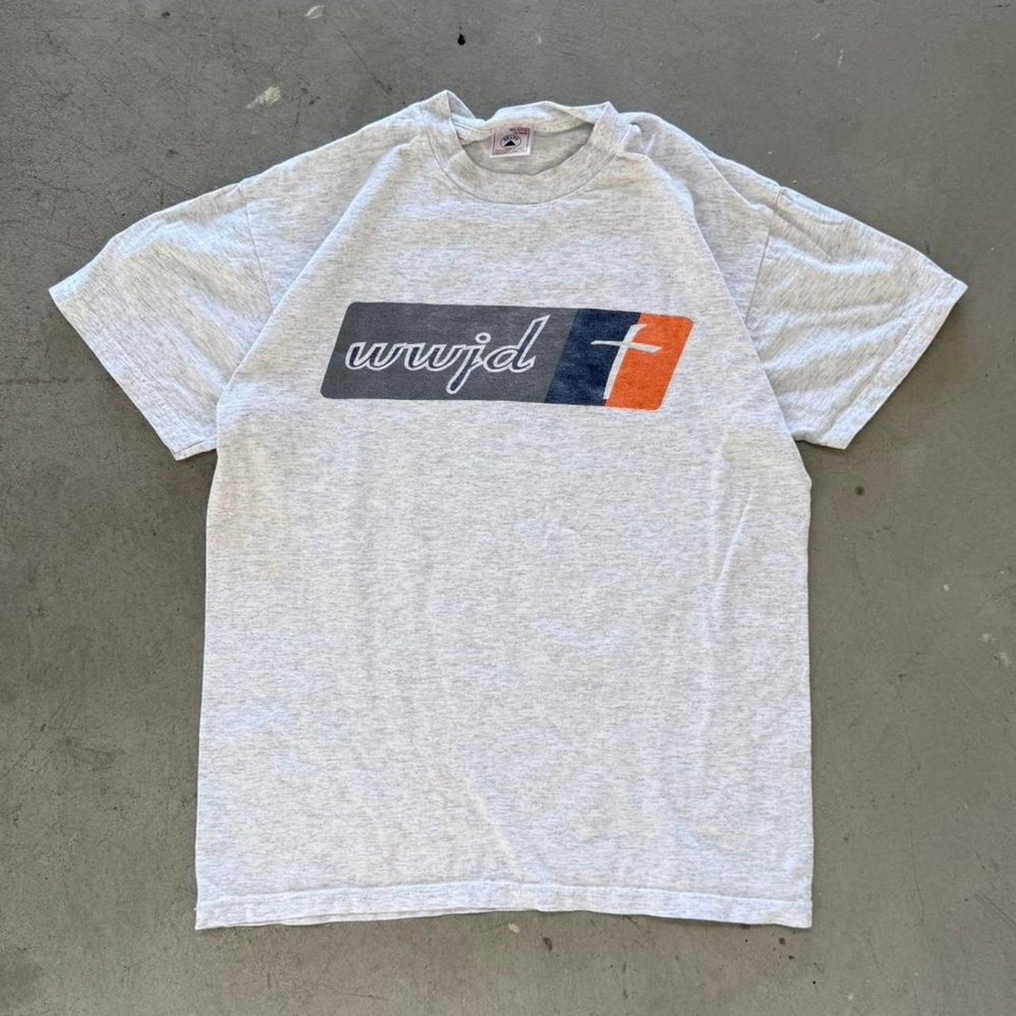 Vintage 90s WWJD What Would Jesus Do Bible T-Shirt - Medium