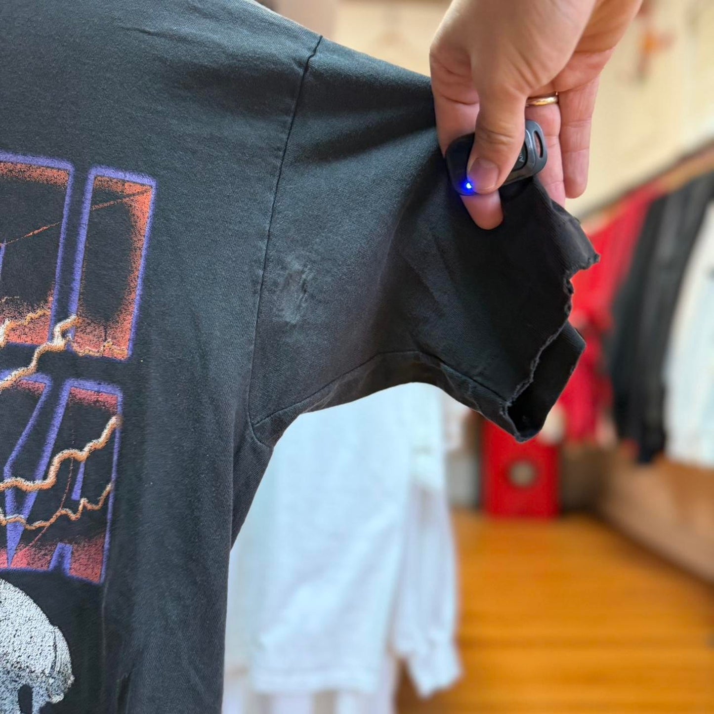 Vintage 90s Nebraska Miami Lightning Husker Football T-Shirt - Large