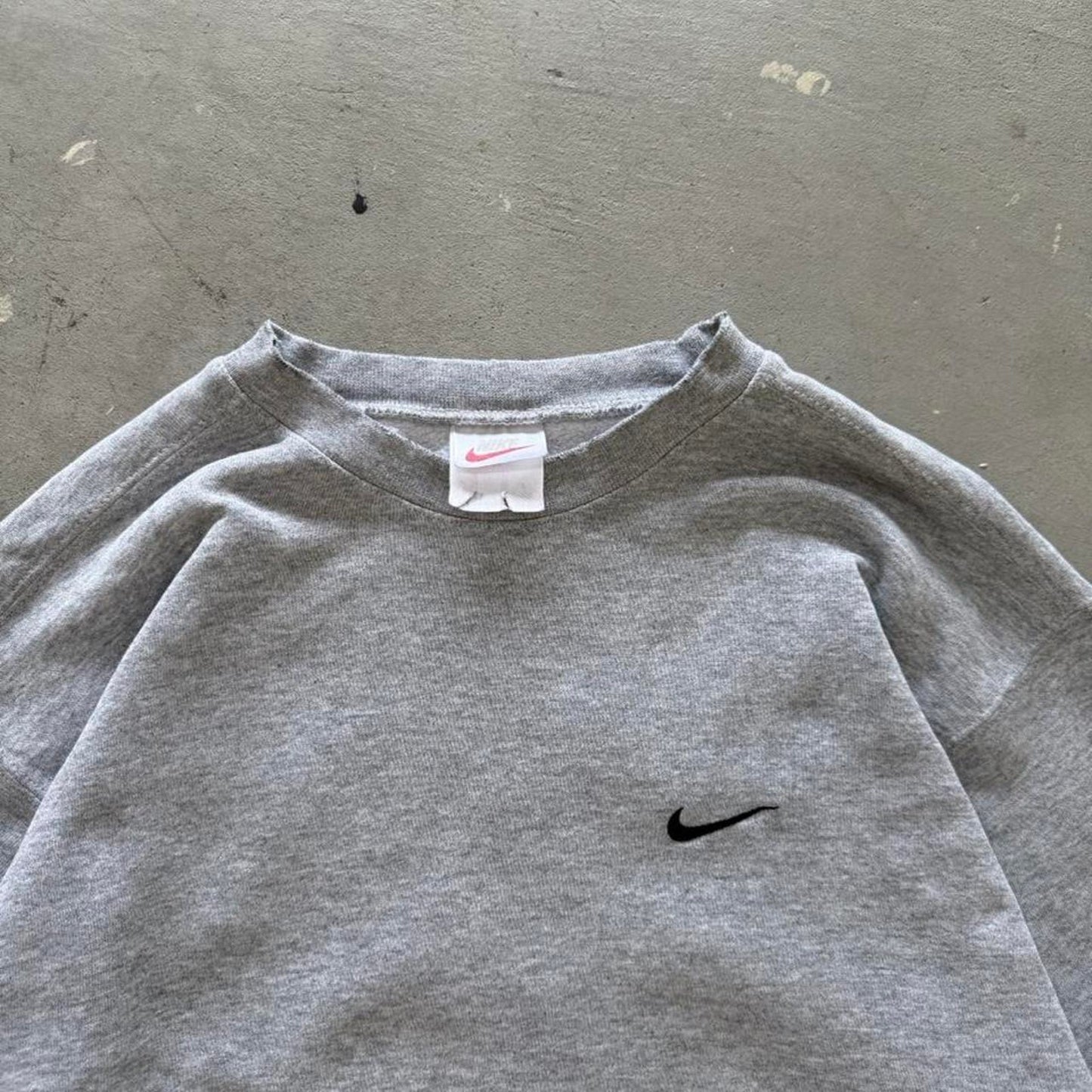 Vintage 90s Nike Side Swoosh Crewneck - Medium