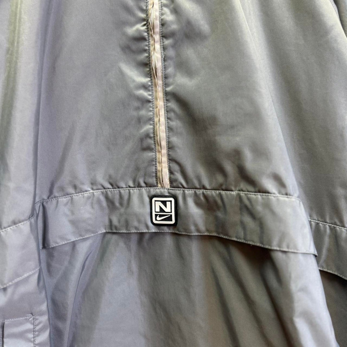 Vintage 90s Nike Center Swoosh Windbreaker Jacket - Large