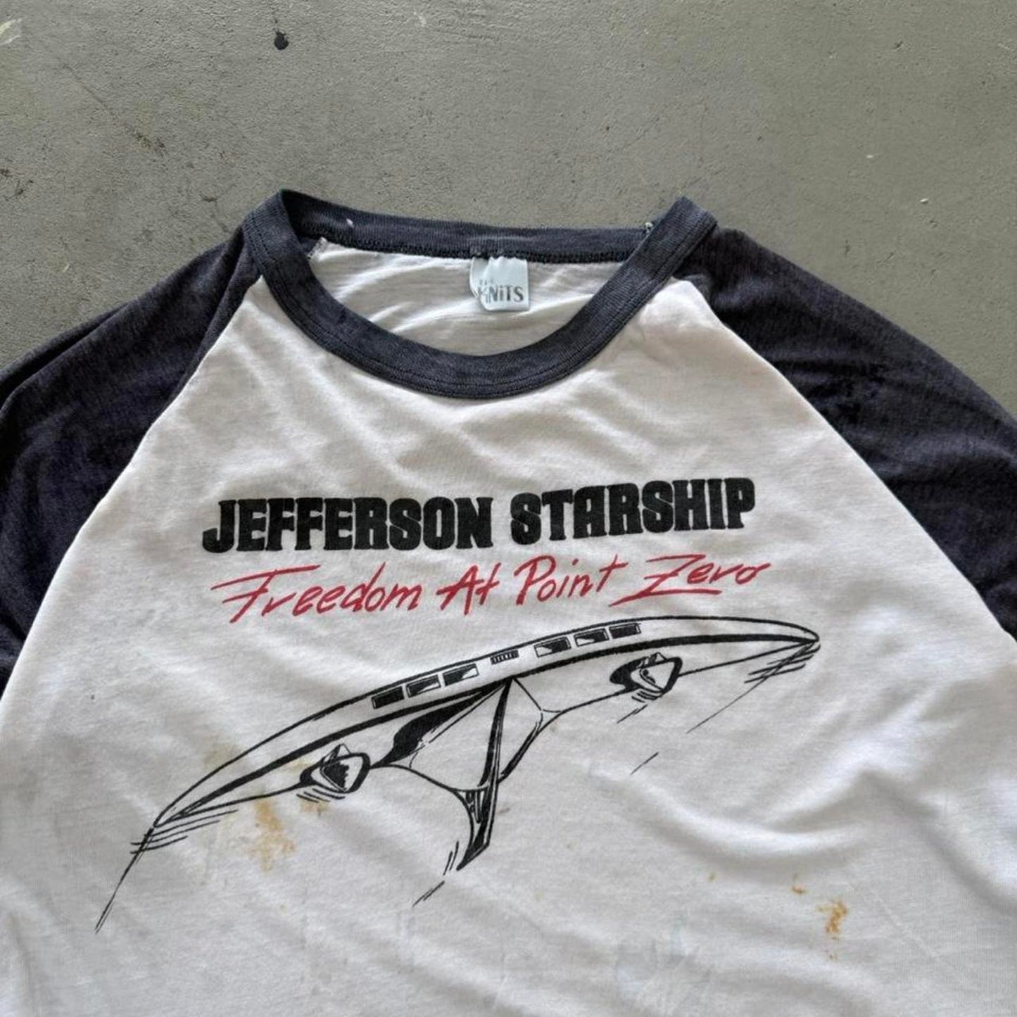 Vintage 80s Jefferson Starship Freedom at Point Zero Band T-Shirt - Large