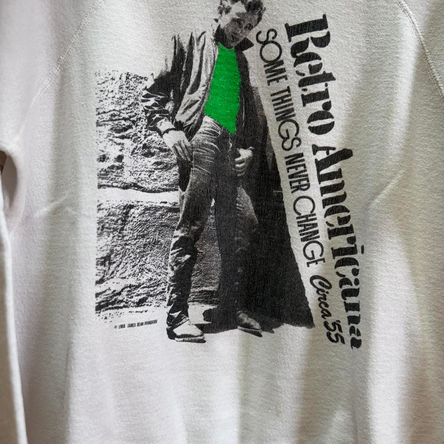 Vintage 90s James Dean Retro Americana Crewneck