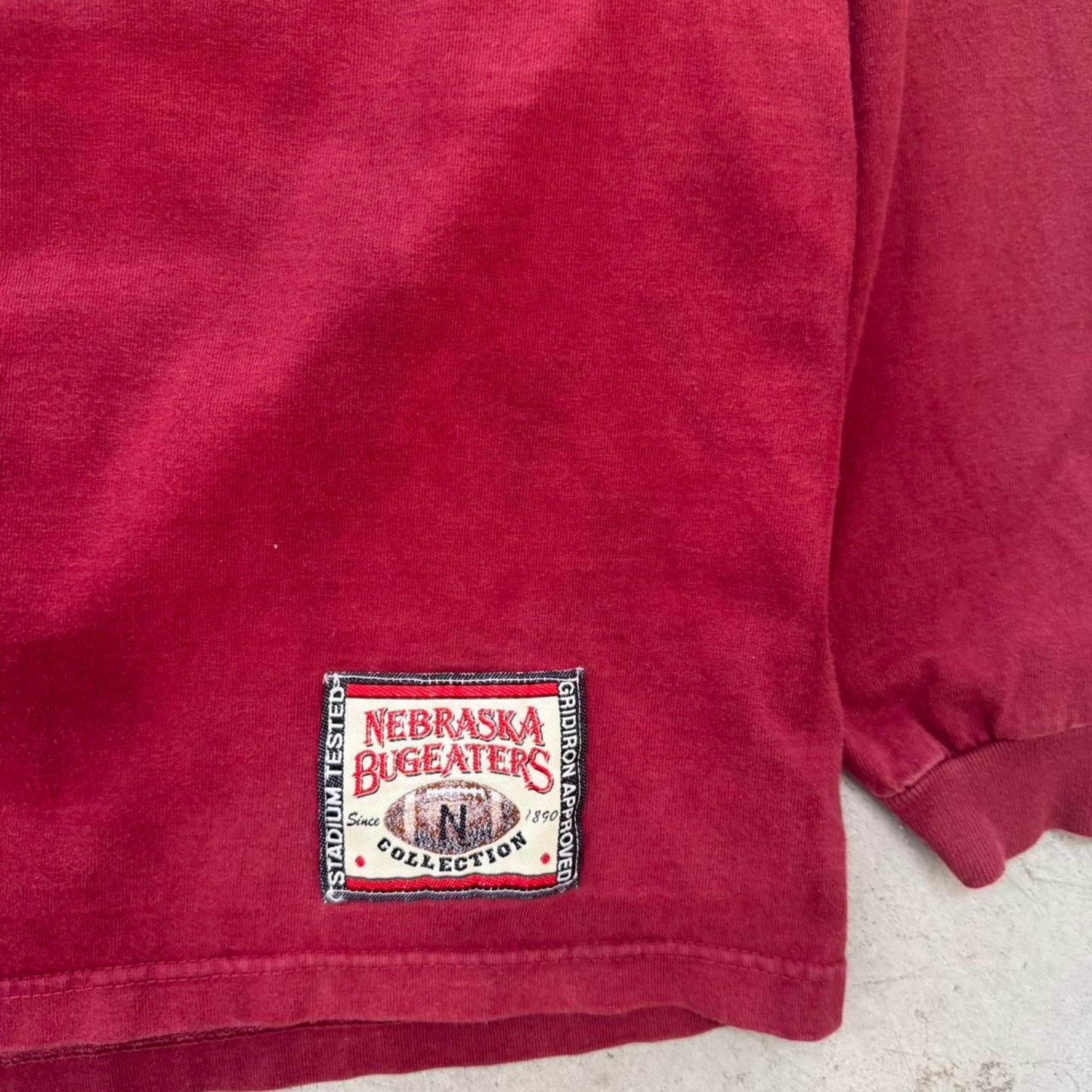 Vintage 90s Nebraska Huskers Bugeaters Football T-Shirt - X-Large