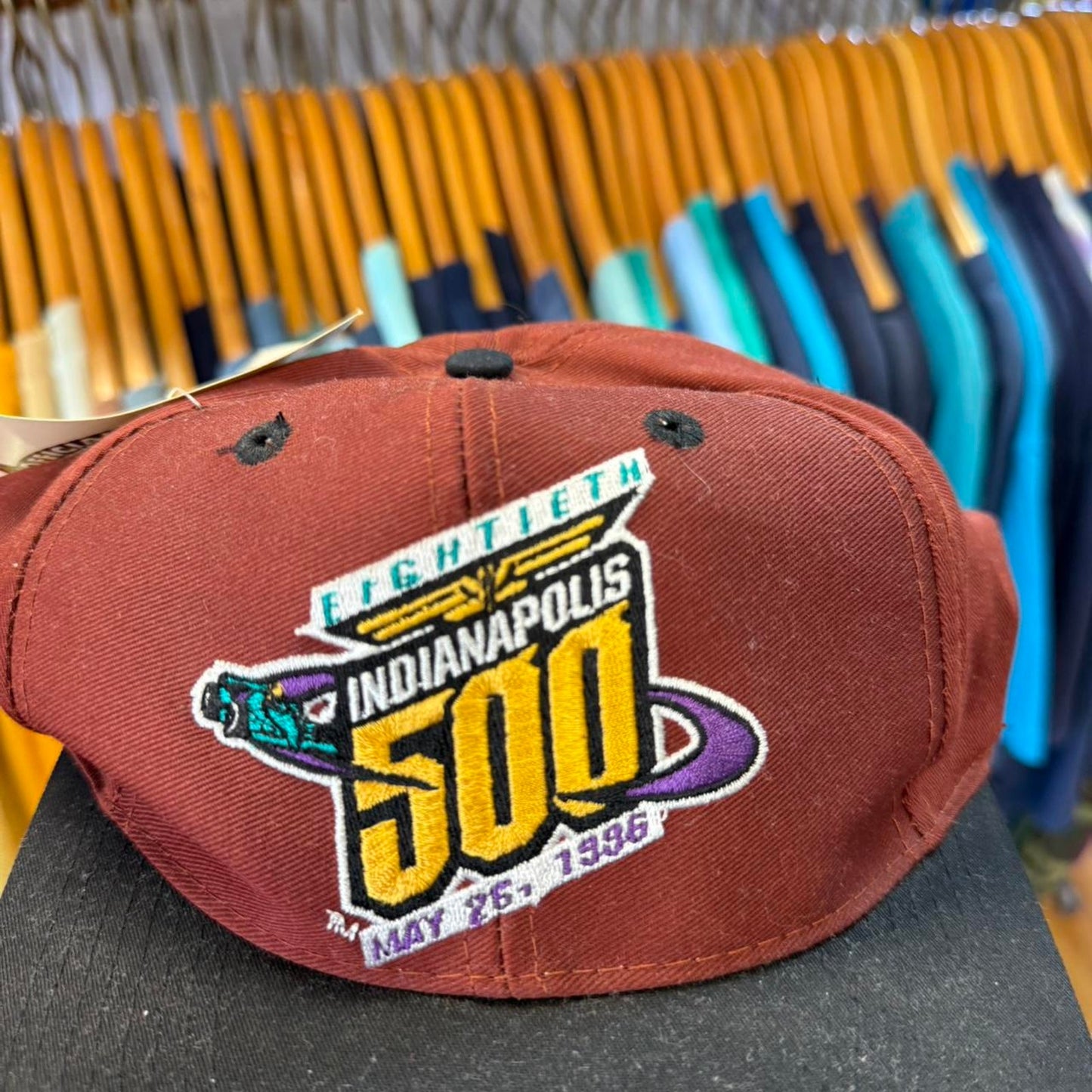 Vintage 90s Indy 500 NASCAR Racing Snapback
