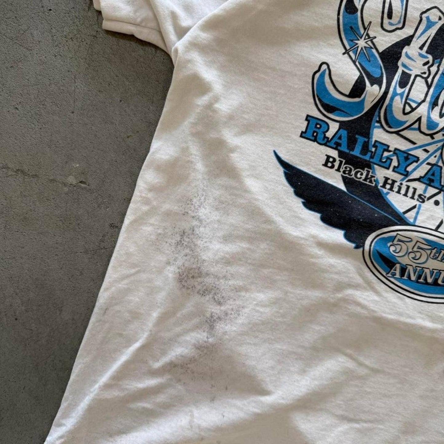 Vintage 90s Sturgis Rally and Races Biker T-Shirt - Large