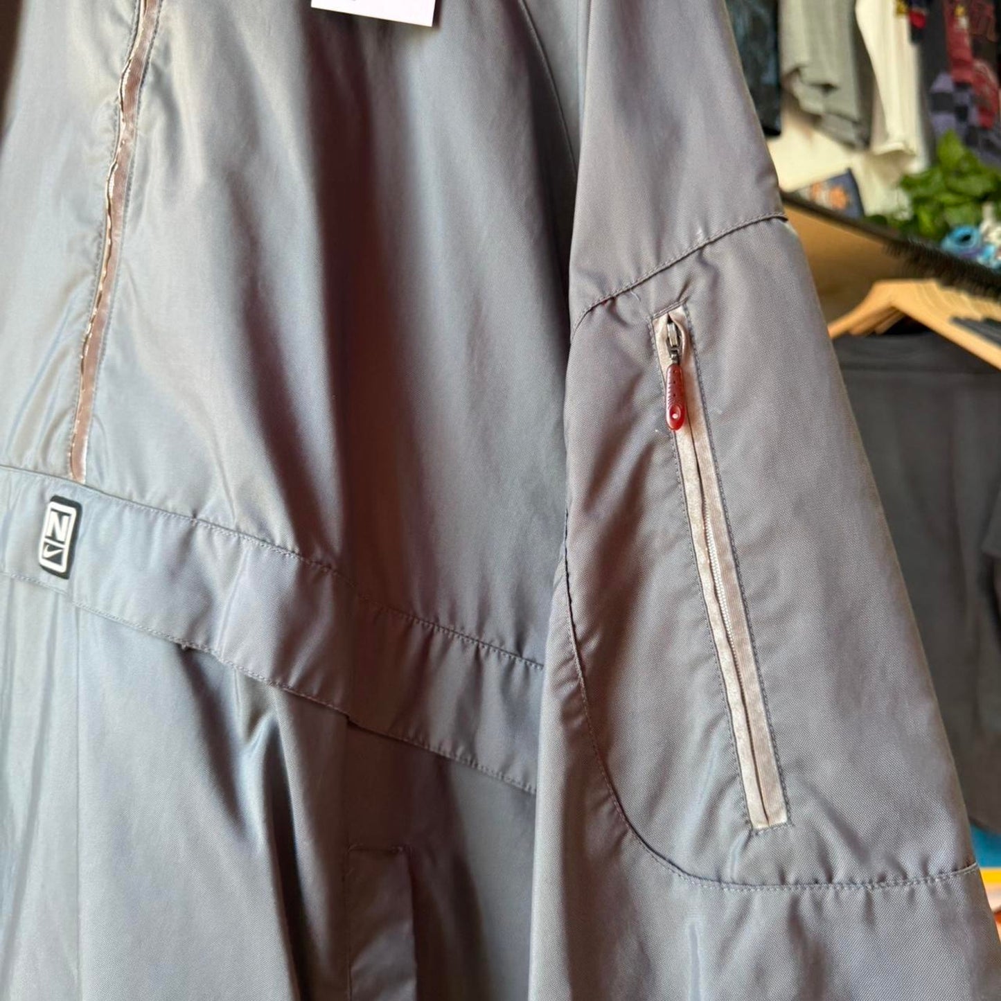 Vintage 90s Nike Swoosh Windbreaker Jacket - Large