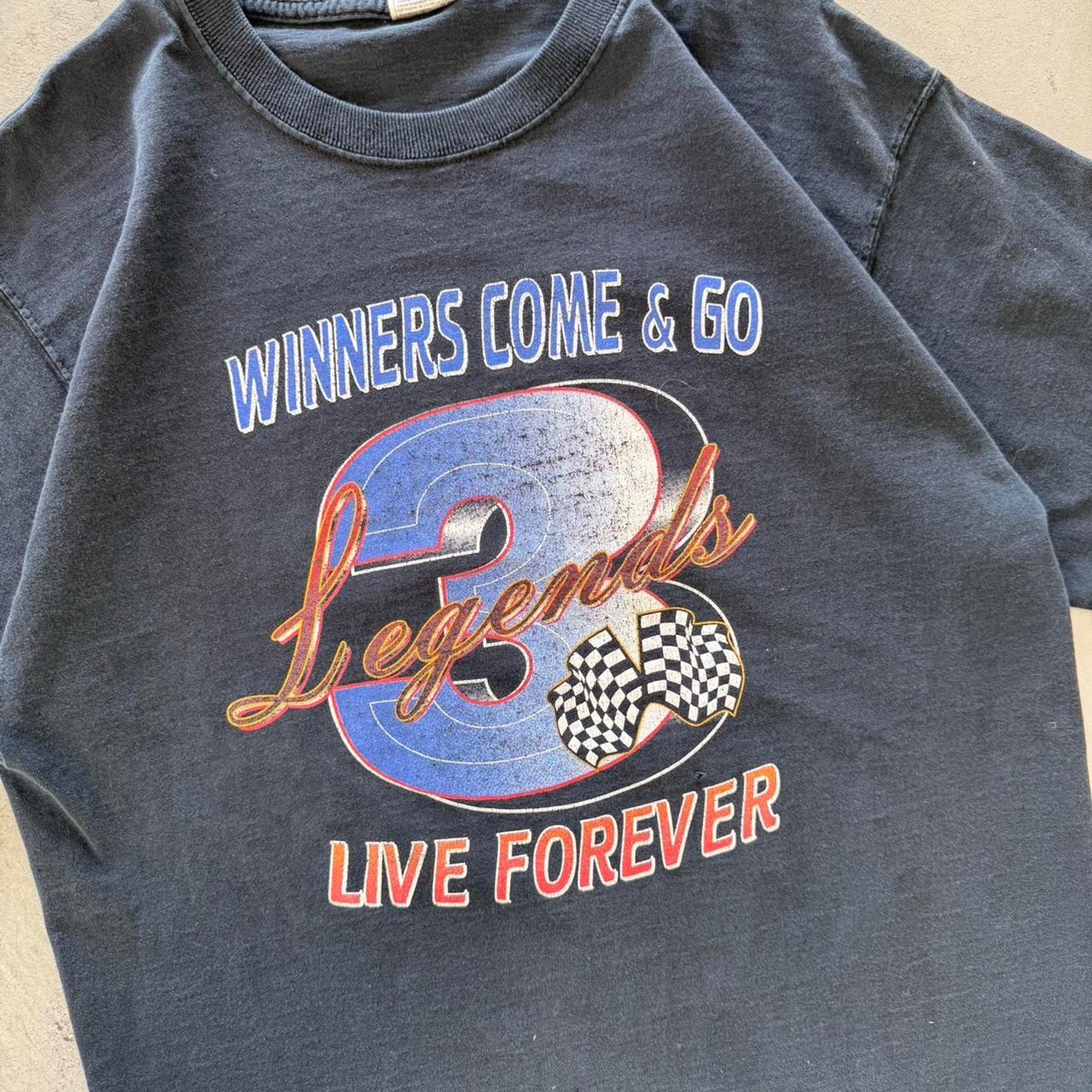 Vintage Dale Earnhardt Legends Live Forever NASCAR T-Shirt - Large