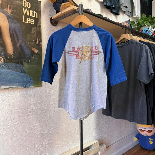 Vintage 80s Journey Raised on Radio Band T-Shirt - Medium