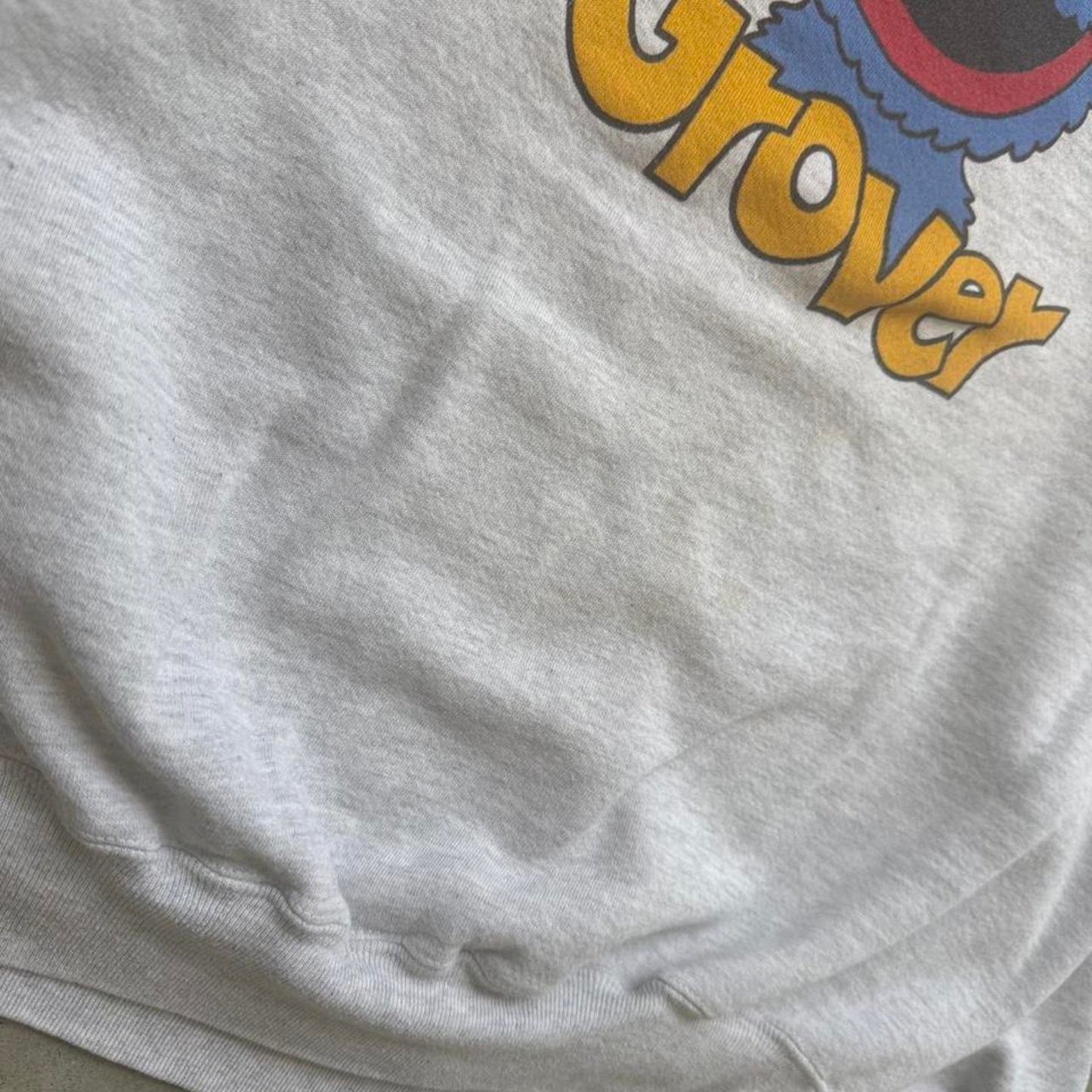 Vintage 90s Sesame Street Grover Crewneck - Large