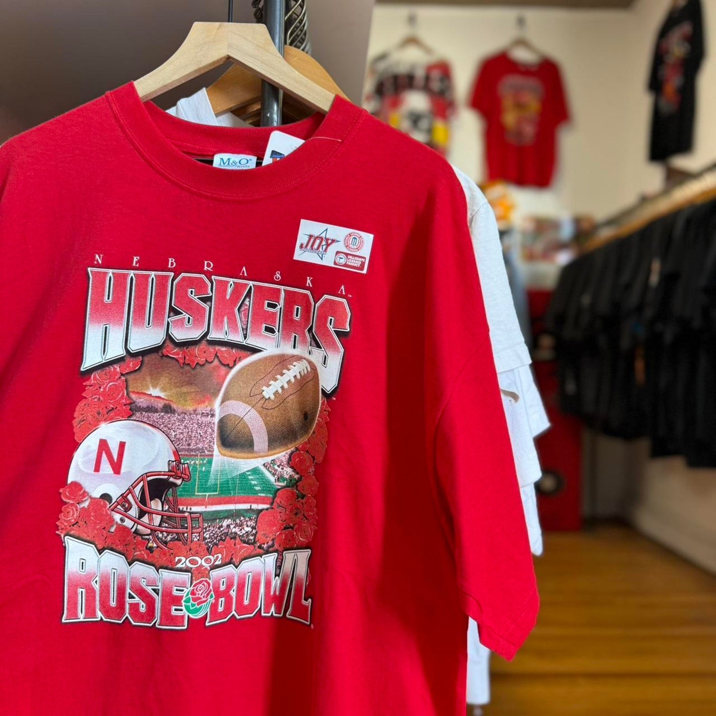 Vintage 2002 Nebraska Huskers Rose Bowl T-Shirt