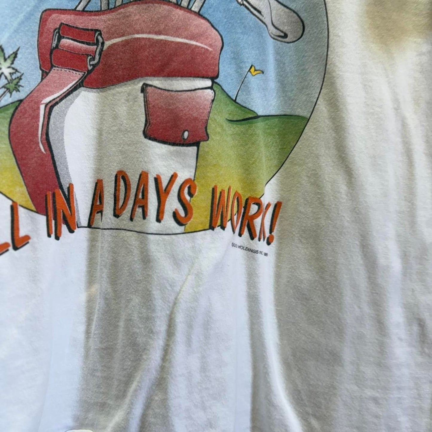 Vintage 90s Hooters Golf Golfing Parody T-Shirt - XX-Large