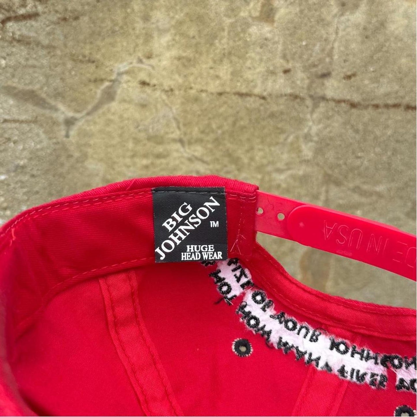 Vintage 90s Big Johnson Fire Hoses Humor Snapback