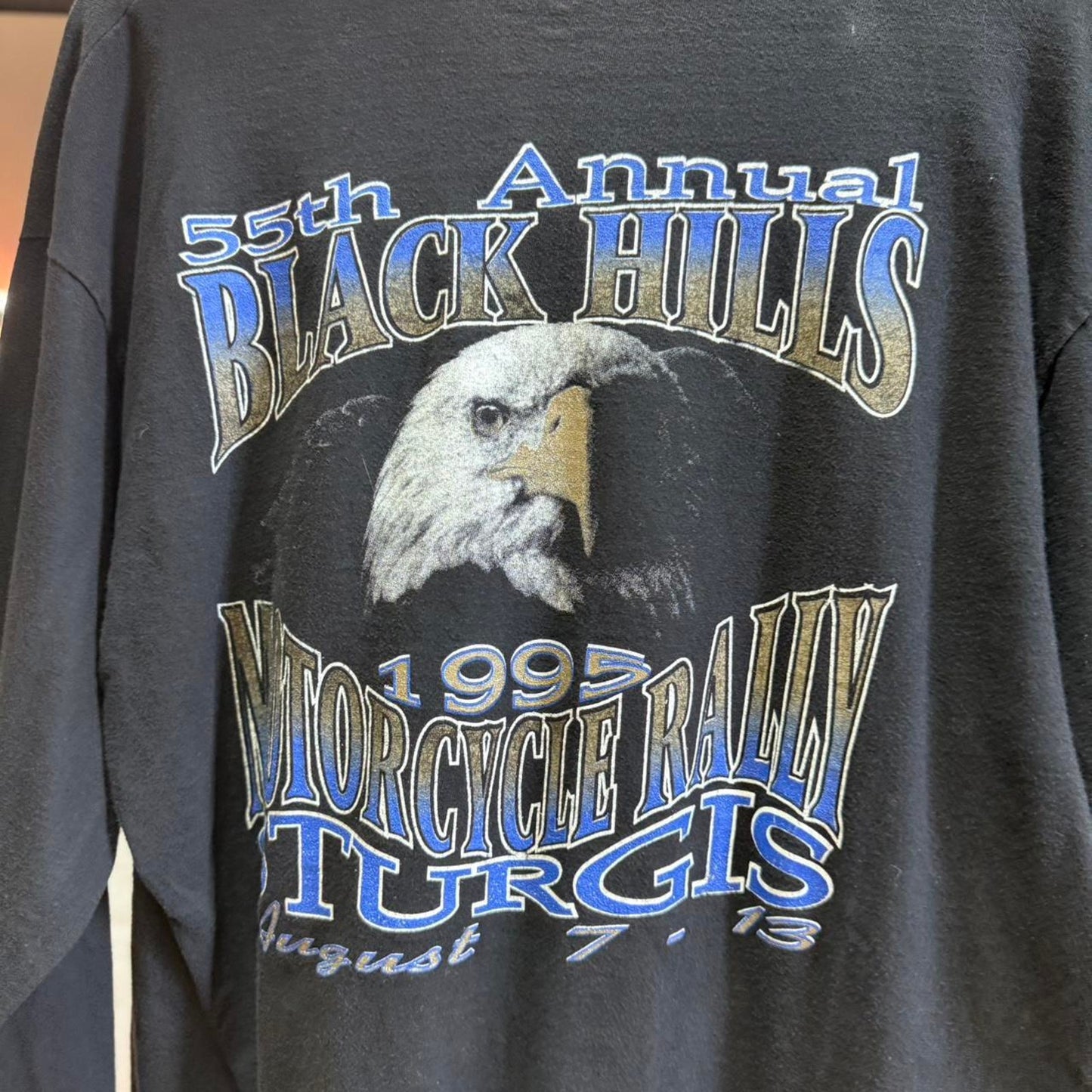 Vintage 90s Sturgis Black Hills Rally Biker T-Shirt