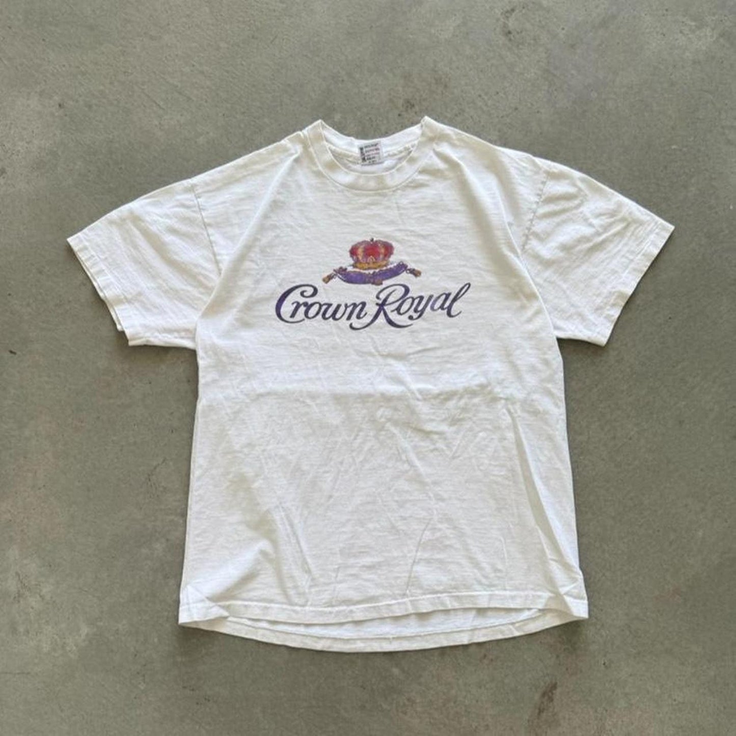 Vintage 90s Crown Royal Alcohol Liquor T-Shirt - X-Large