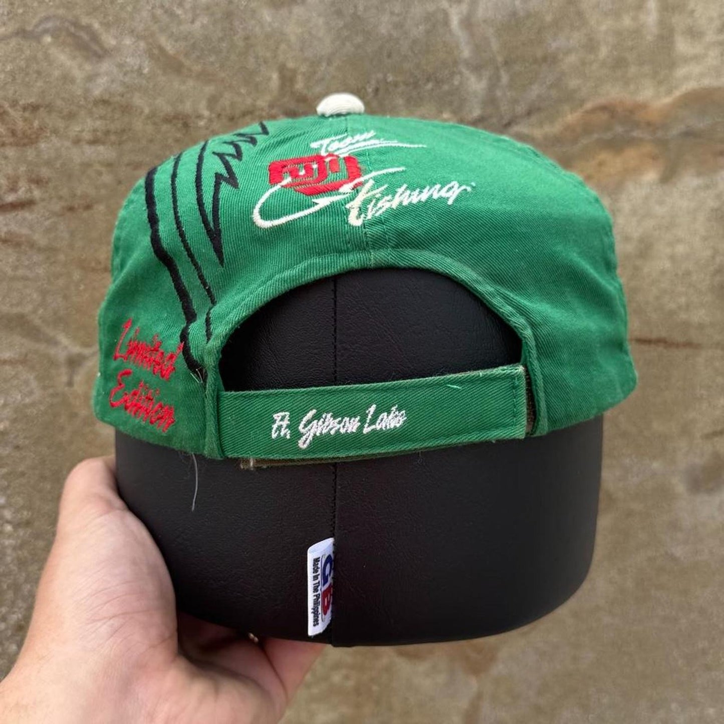 Vintage Fishing Boat Embroidered Cap