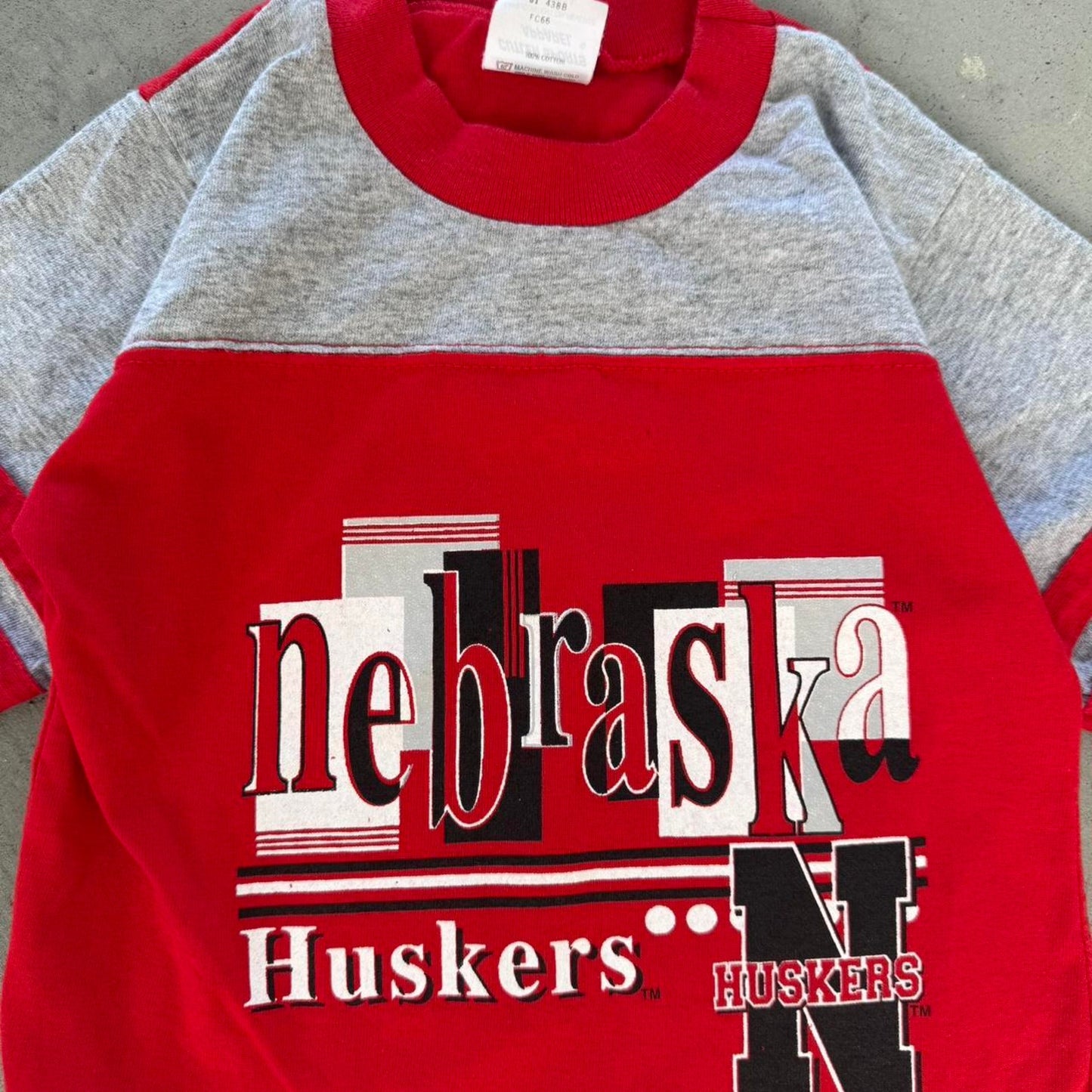 Vintage 90s Nebraska Huskers T-Shirt - Kids 3T