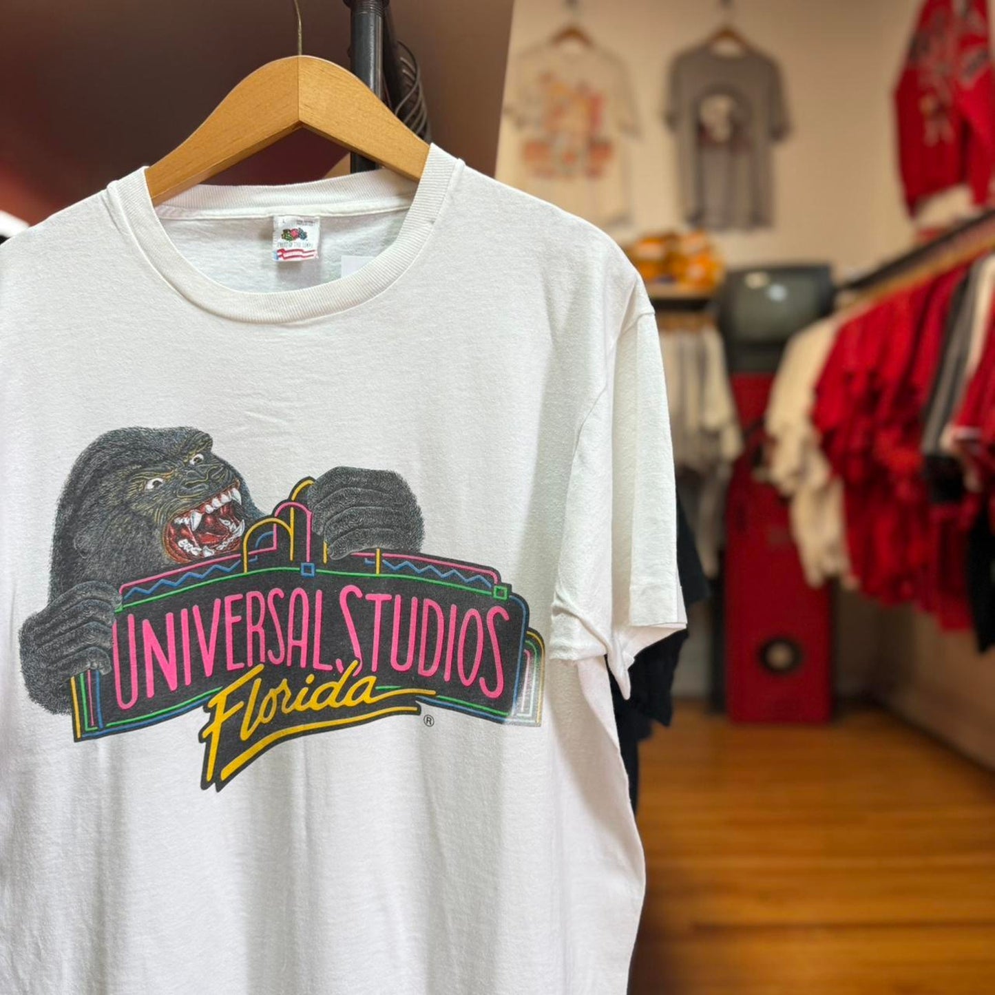 Vintage 90s Universal Studios King Kong Florida T-Shirt - Large