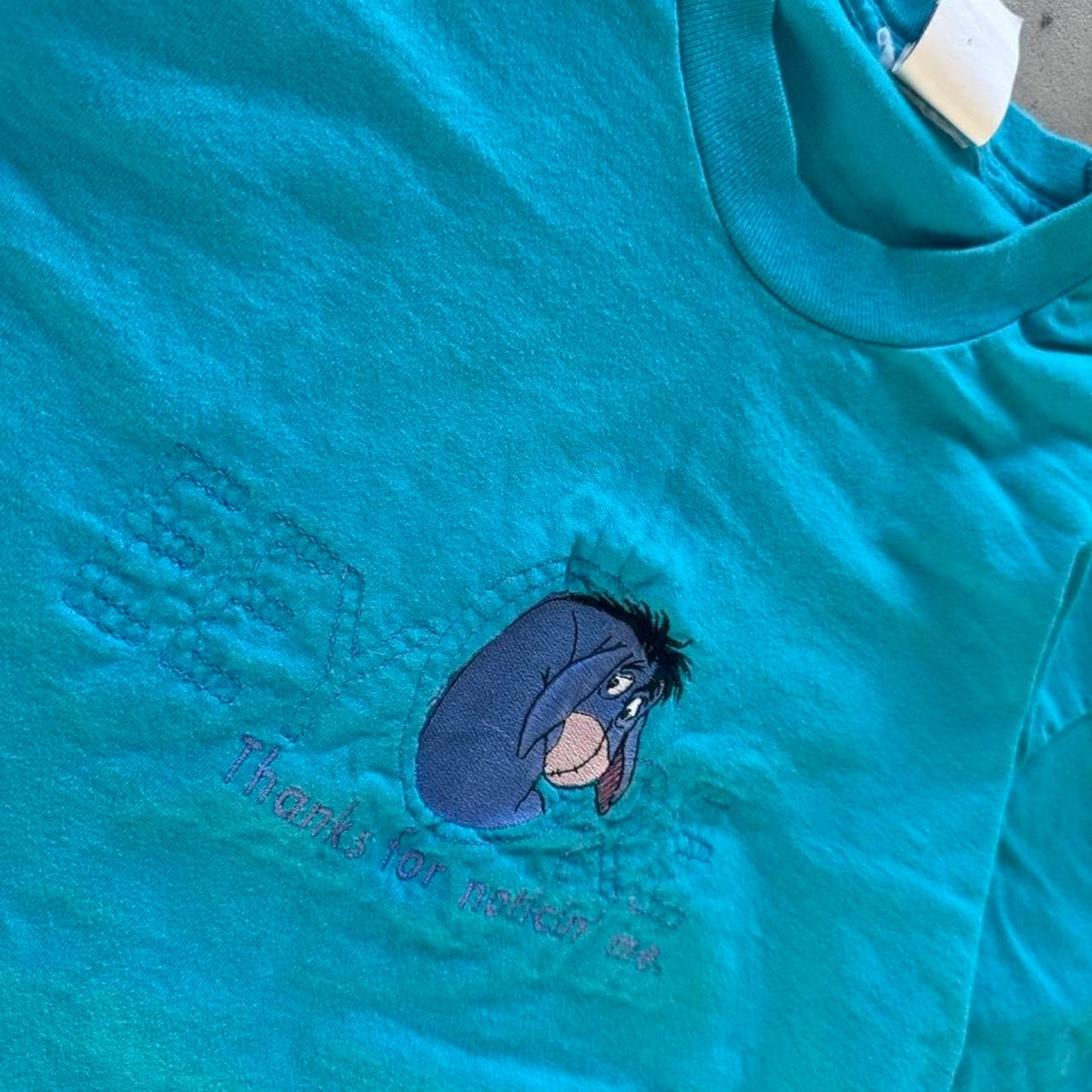 Vintage 90s Winnie the Pooh Eeyore Disney T-Shirt - Large