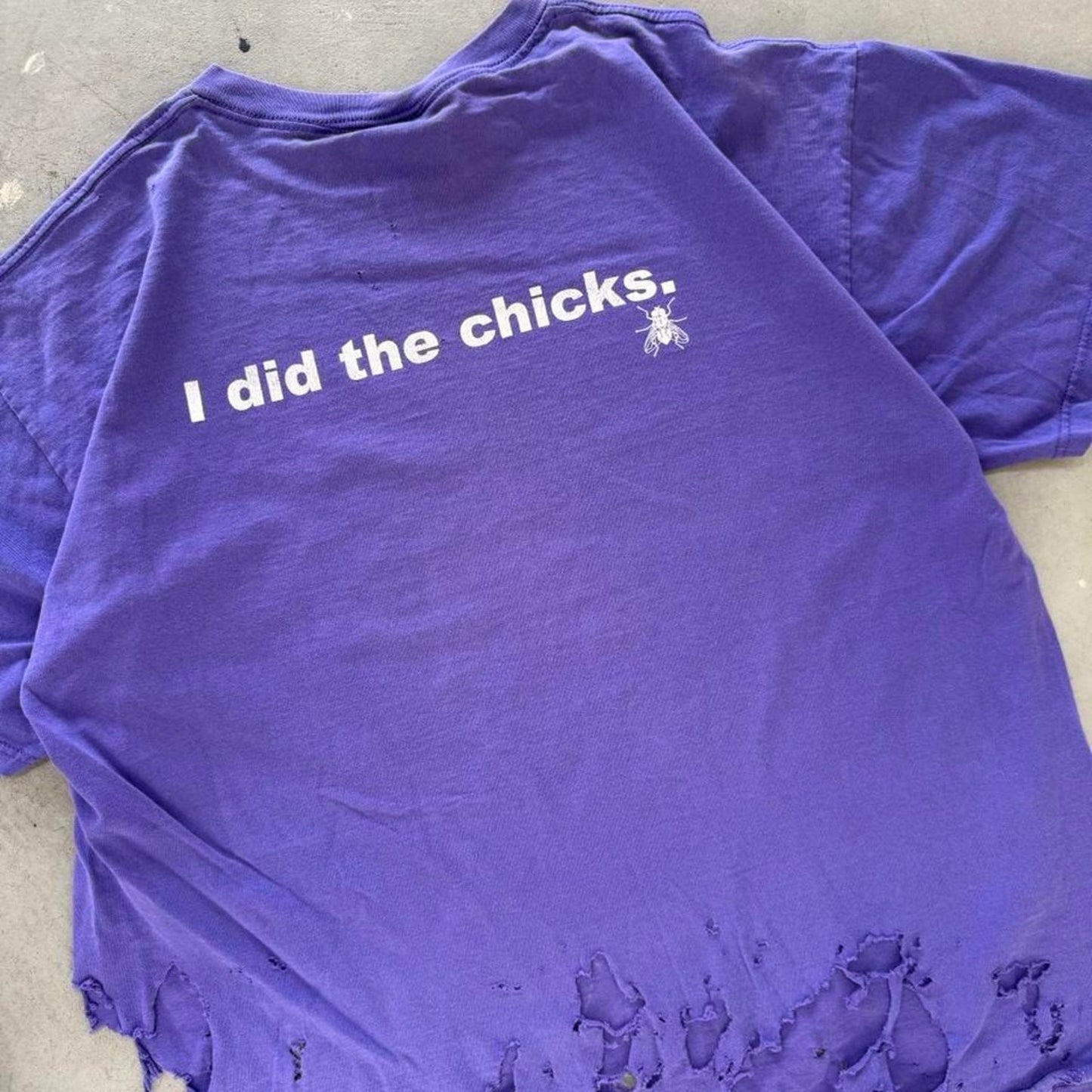 Vintage 90s Dixie Chicks I Did the Chicks Distressed Crew T-Shirt - X-Large