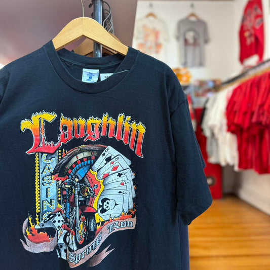 Vintage 90s Laughlin Spring Run Biker T-Shirt