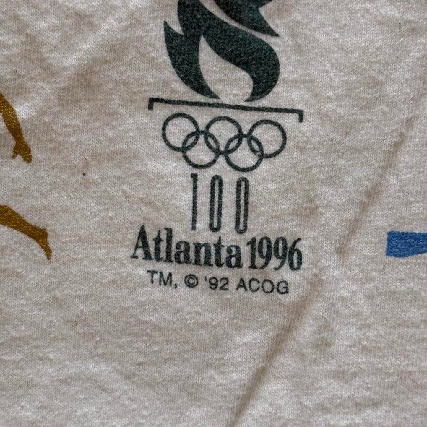 Vintage 90s Atlanta Olympics Sports T-Shirt - X-Large