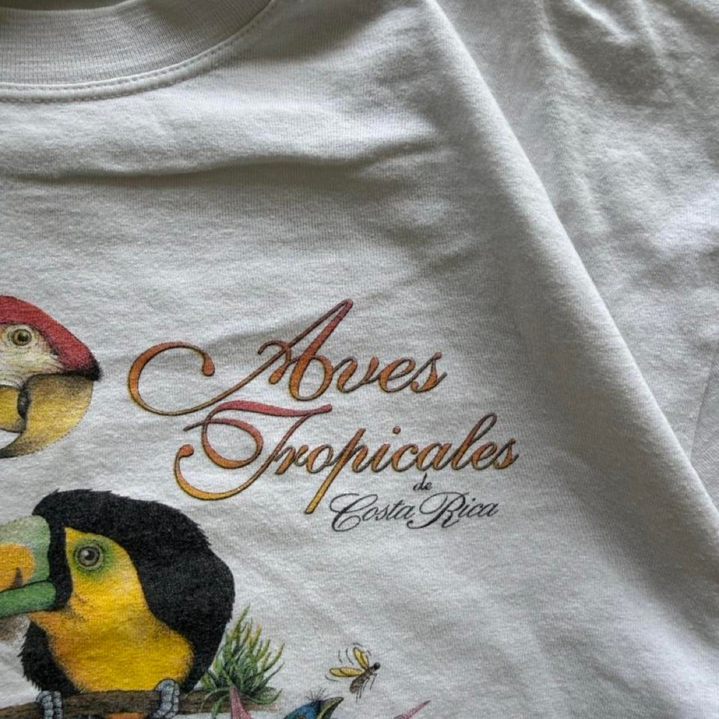 Vintage 90s Parrot Toucan Bird Animal Nature T-Shirt - X-Large