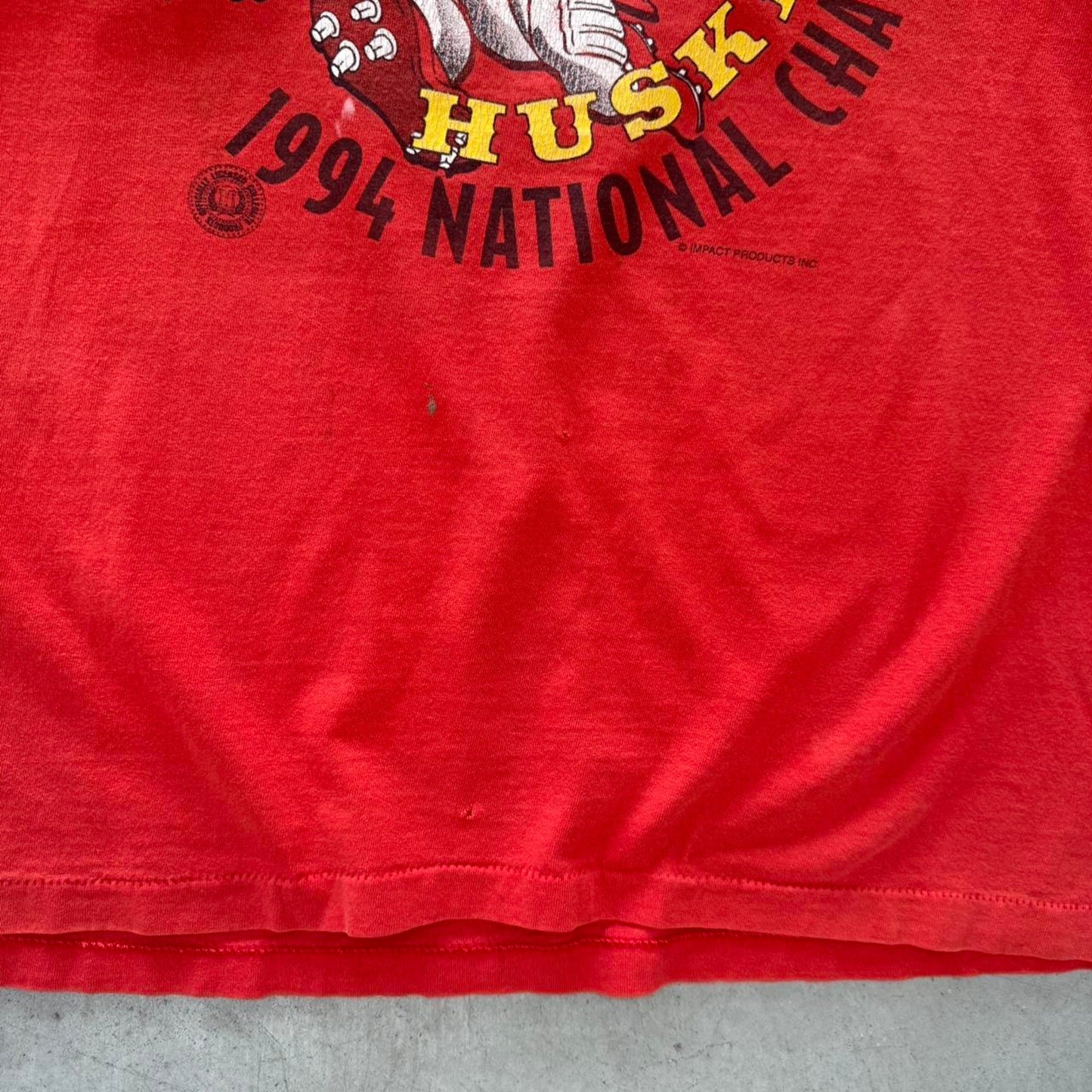 Vintage 1994 National Champions Nebraska Huskers Herbie T-Shirt - X-Large