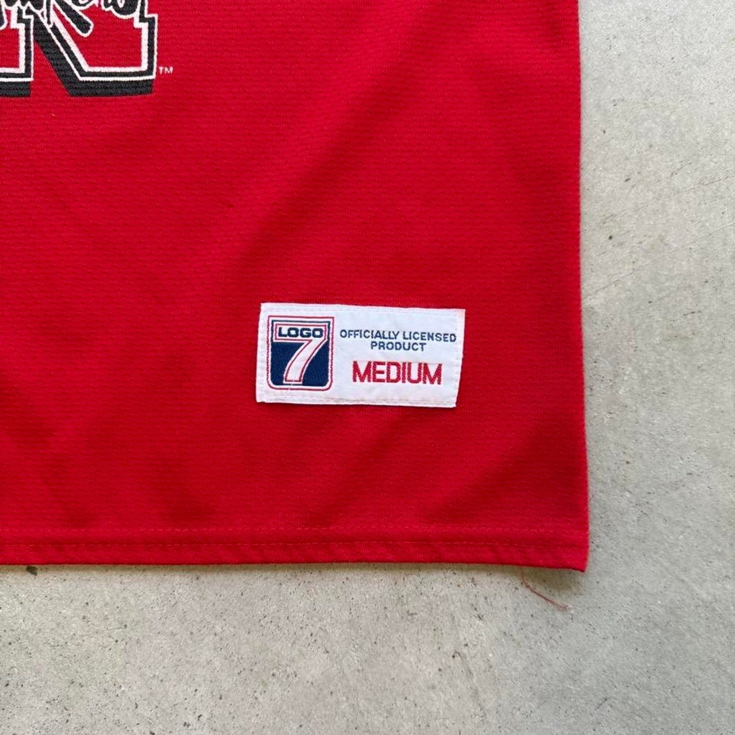 Vintage 90s Nebraska Huskers Jersey T-Shirt - Kids Medium
