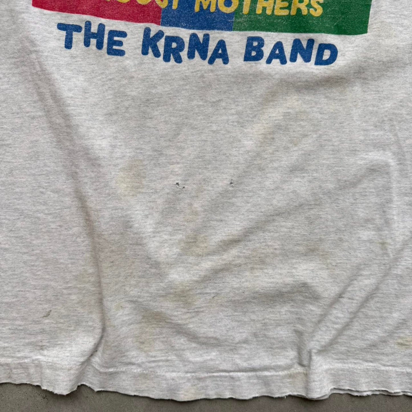 Vintage 90s Jif and The Choosy Mothers The KRNA Band T-Shirt - X-Large