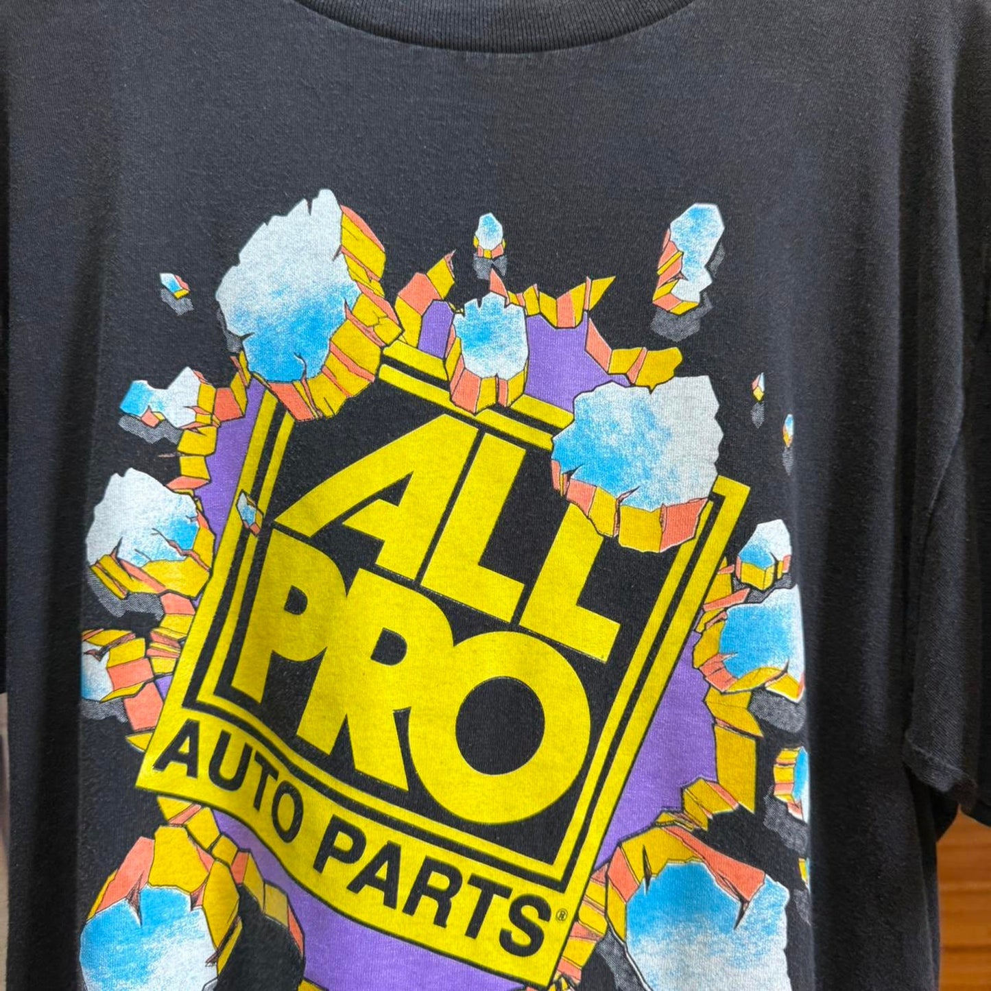 Vintage 90s All Pro Auto Parts Break Threw T-Shirt