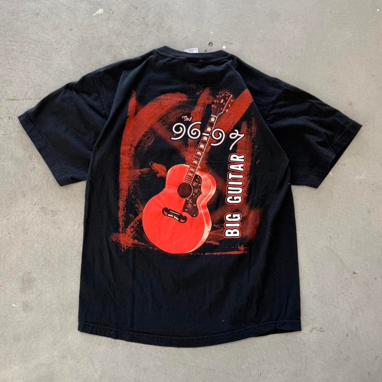 Vintage 1997 Blackhawk Big Guitar Tour Band T-Shirt - X-Large