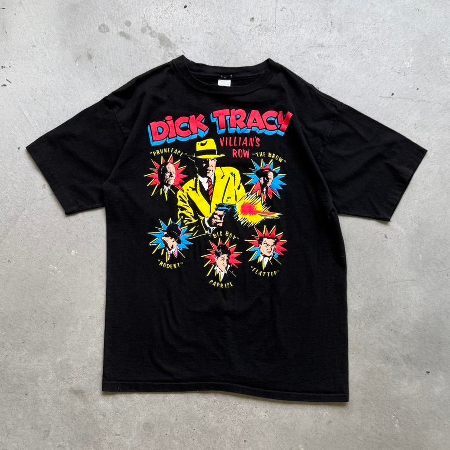 Vintage 90s Disney Dick Tracy Villians Row T-Shirt - Large