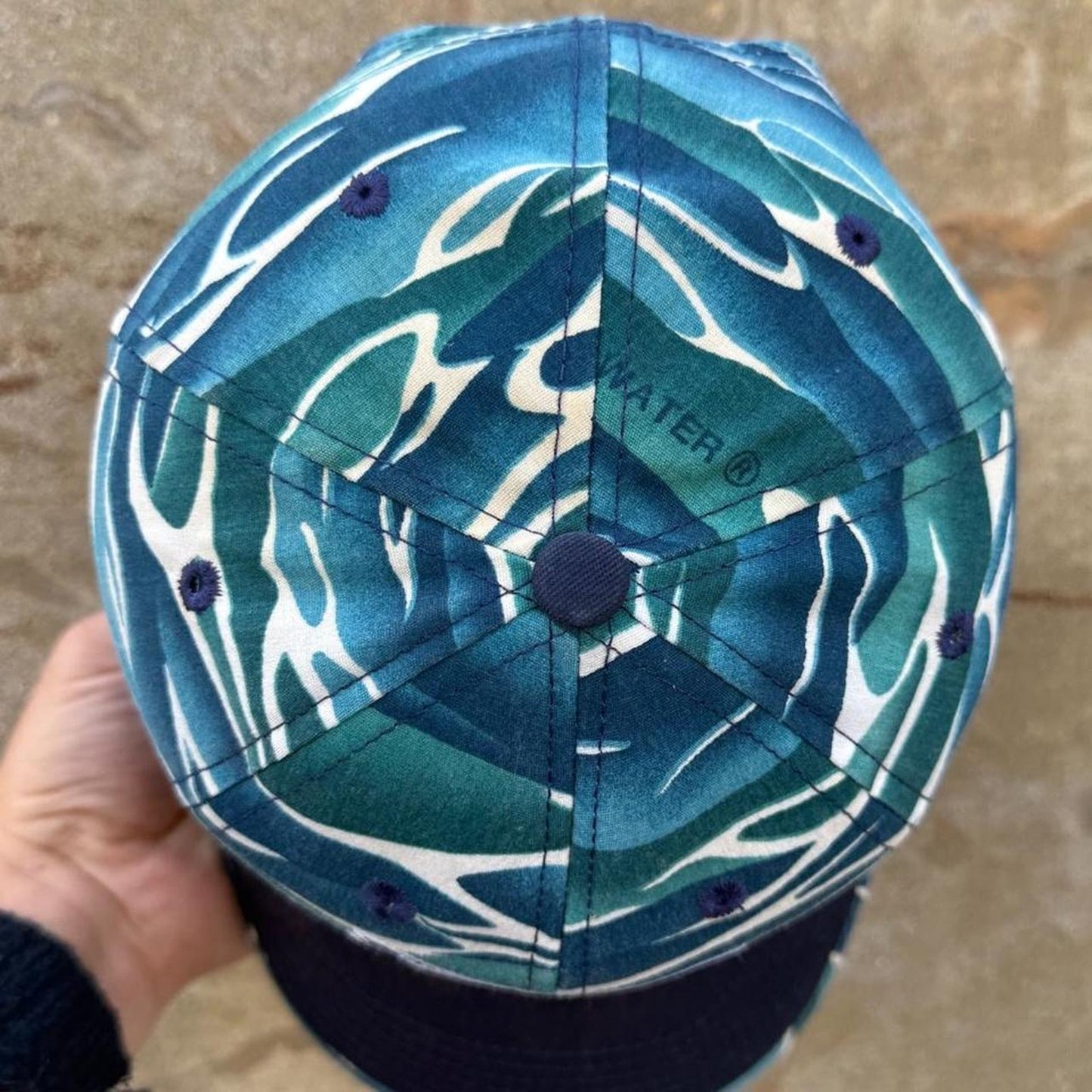 Vintage 90s North American Fishing Club Waves Snapback