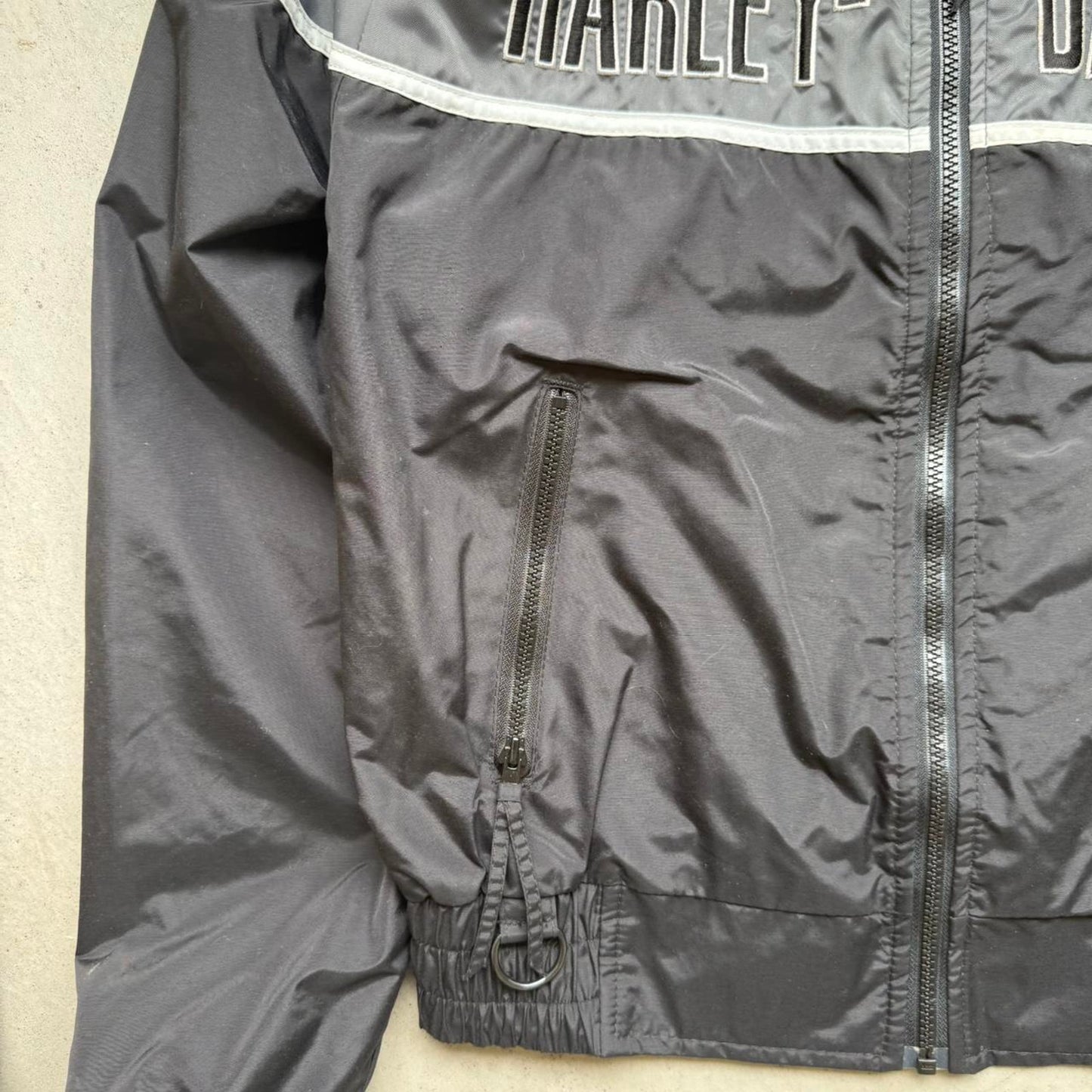 Vintage 90s Harley Davidson Motorcycles Racing Jacket - Medium